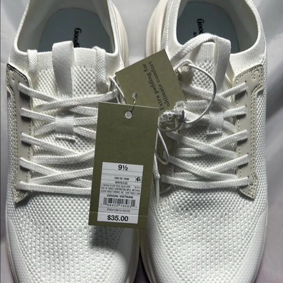 Goodfellow and Company Other - Men's Lee Knit Sneakers with Memory Foam Insole - Goodfellow & Co™ White 9.5: